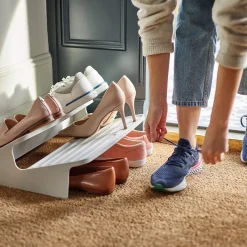 Joseph Joseph Shoe-In Stort Skostativ til skabet, Ecru