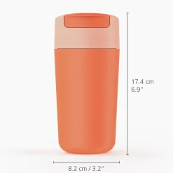 Joseph Joseph TO GO kaffekop - LARGE 454 ml. - Koral