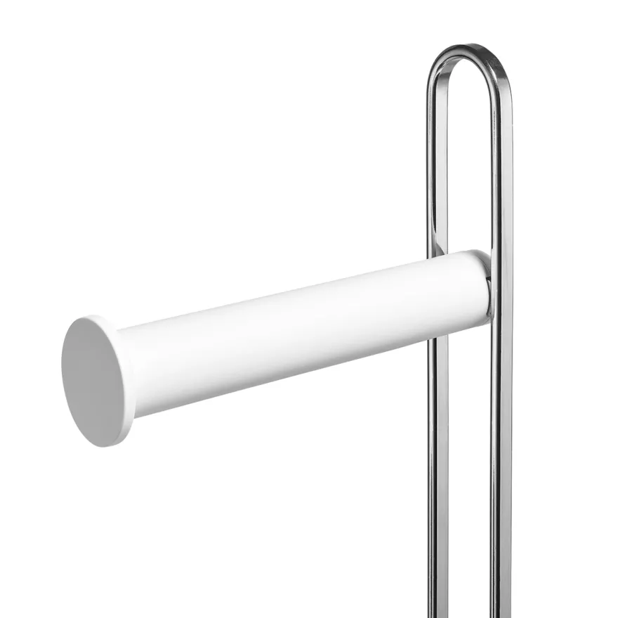 Joseph Joseph Toiletrulleholder til extra toiletruller, Glossy Hvid
