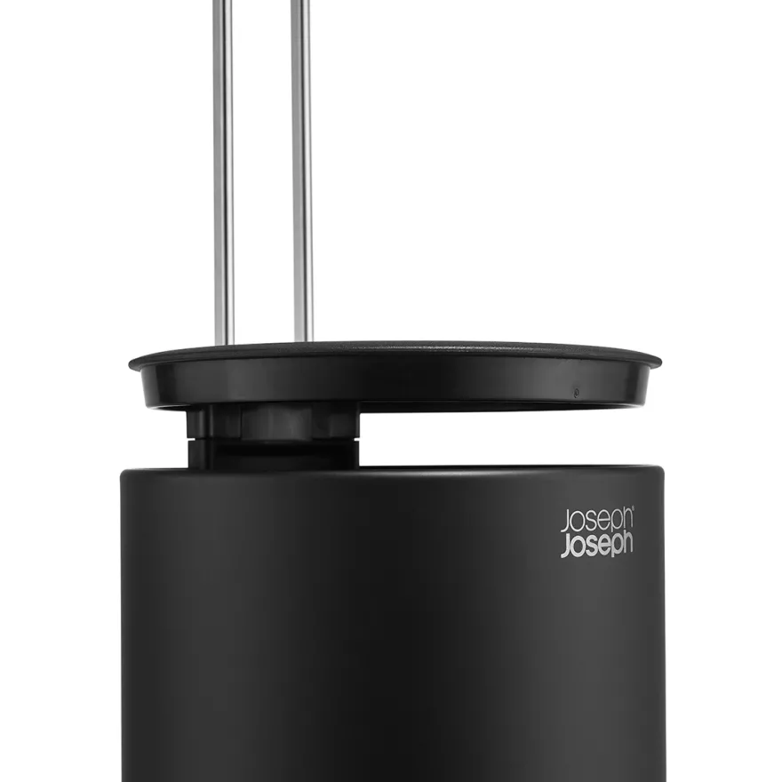 Joseph Joseph Toiletrulleholder til extra toiletruller, Sort