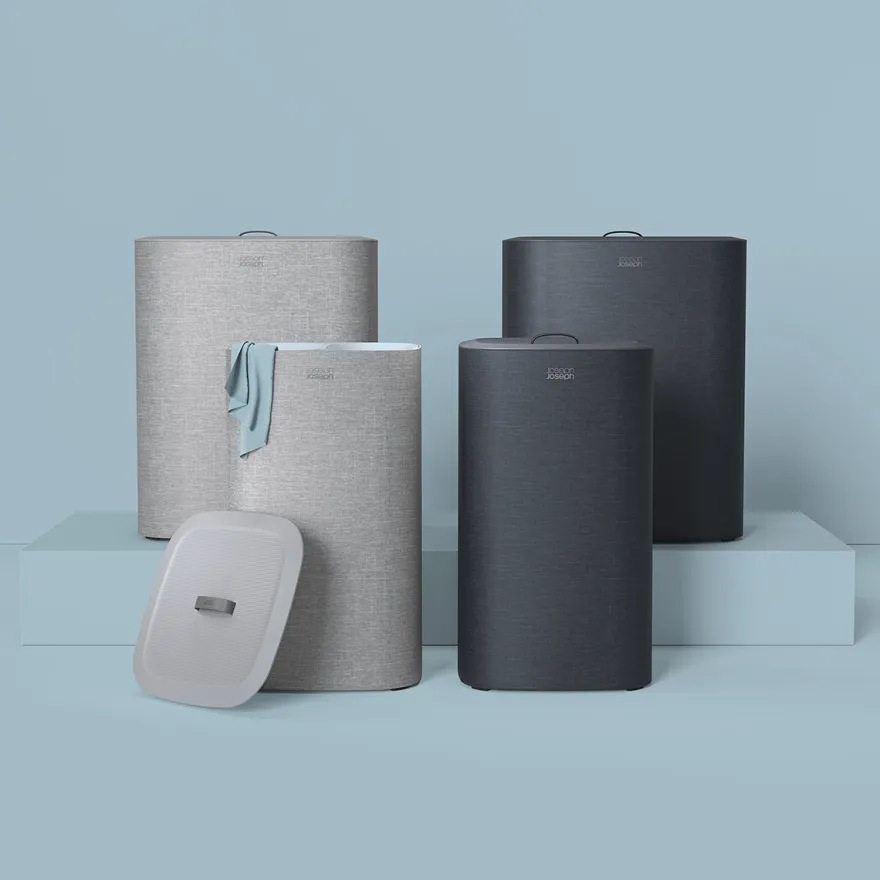 Joseph Joseph vasketøjskurv - Tota 60 L - Sort