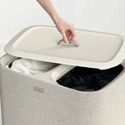 Joseph Joseph vasketøjskurv - Tota DUO 90L - Ecru