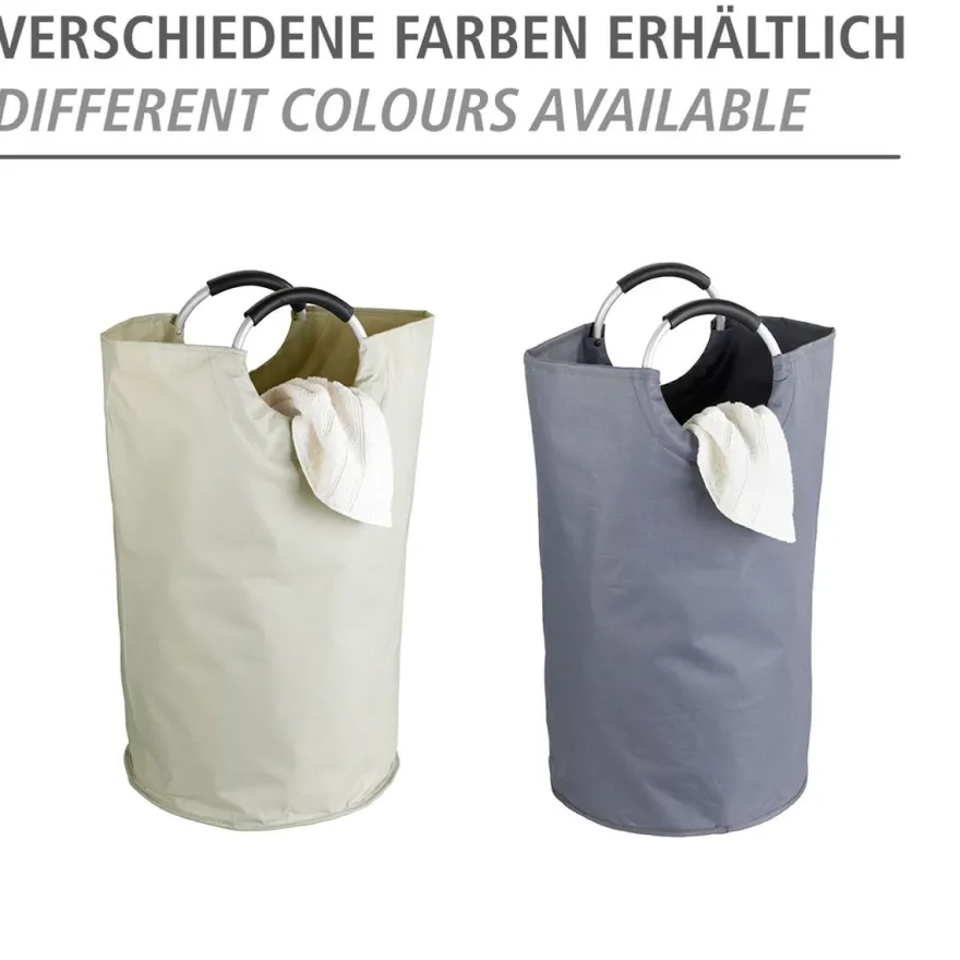 Kanvas vasketøjspose med håndtag - Beige