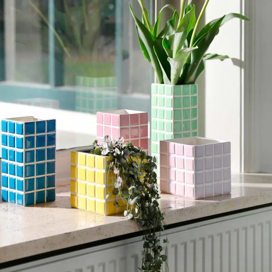 Klevering Vase - Tile Mint
