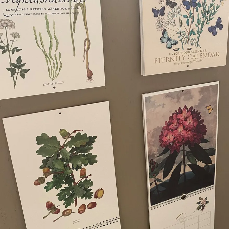 Koustrup og Co. Evighedskalender - Blomster og digte