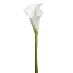 Kunstig Blomst - Calla, Hvid, 80 cm