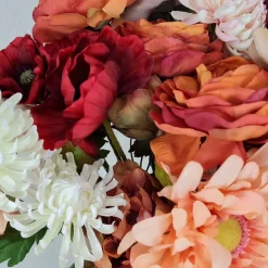 Kunstig Blomst - Chrysanthemum, 60 cm. HVID