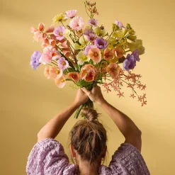 Kunstig Blomst - Cosmos, 60 cm. GUL