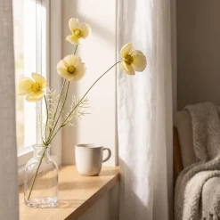 Kunstig Blomst - Cosmos, 60 cm. GUL