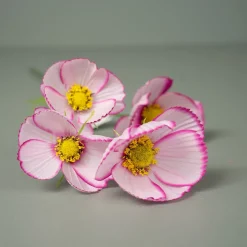 Kunstig Blomst - Cosmos, 60 cm. LYSERØD