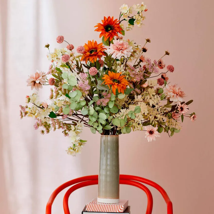 Kunstig blomst fra Bungalow - Cherry Blossom, White