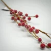 Kunstig blomst fra Bungalow - Ilix Berry Branch - Frostet Scarlett
