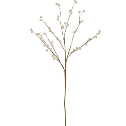 Kunstig blomst fra Bungalow - Ilix Berry Branch - Off-white