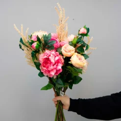 Kunstig blomst fra Bungalow - Oat branch, creme