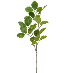 Kunstig Blomst - Gren med bøgeblade i forårsfarver - 65 cm