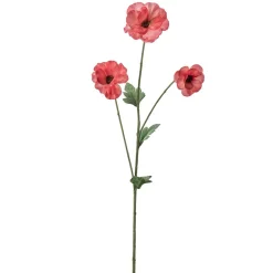 Kunstig Blomst - Japansk Ranunkel, 62 cm. PINK