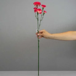 Kunstig Blomst - Nellike, 65 cm. PINK