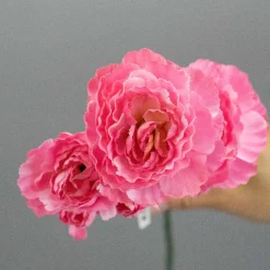 Kunstig Blomst - Nellike, 65 cm. ROSA