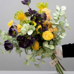 Kunstig Blomst på stilk - Valmue, lilla