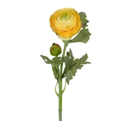 Kunstig Blomst - Ranunkel, 50 cm. GUL