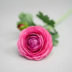Kunstig Blomst - Ranunkel, 50 cm. PINK