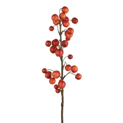 Kunstig Gren med Æbler - 65 cm.