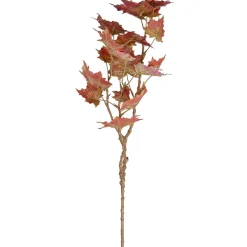 Kunstig Kvist med efterårsblade, Løn. 70 cm