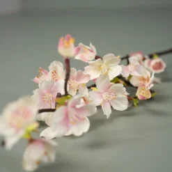 Kunstig plante - Kirsebær kvist, 60 cm. rosa