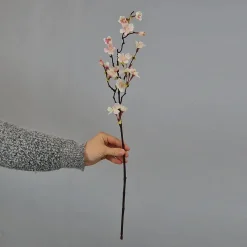 Kunstig plante - Kirsebær kvist, 60 cm. rosa