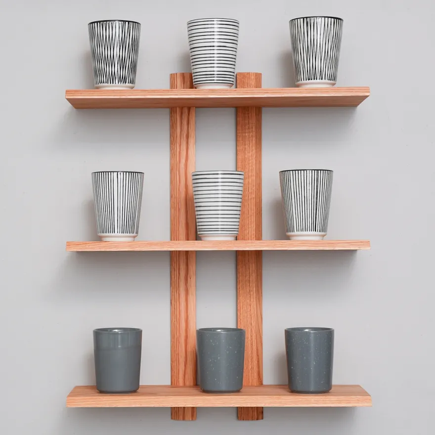 LAKE Eno Triple Hylde i Egetræ