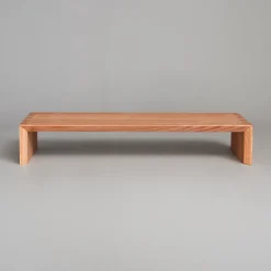 LAKE Monitor Stand i Egetræ