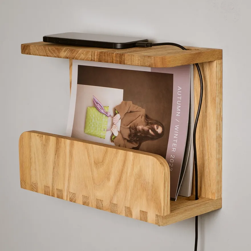 Lake Sengebord i egetræ - True