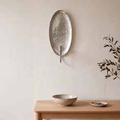 Lene Bjerre Inine Væglysestage - Sølv, 17x40 cm