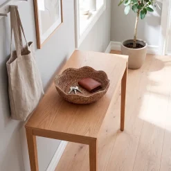 Lene Bjerre Norah Brødkurv i Rattan - 24x10 cm, Natur