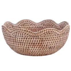 Lene Bjerre Norah Brødkurv i Rattan - 24x10 cm, Natur