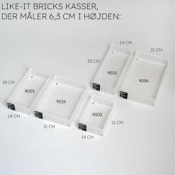 Like-It BRICKS opbevaringskasse - 9023