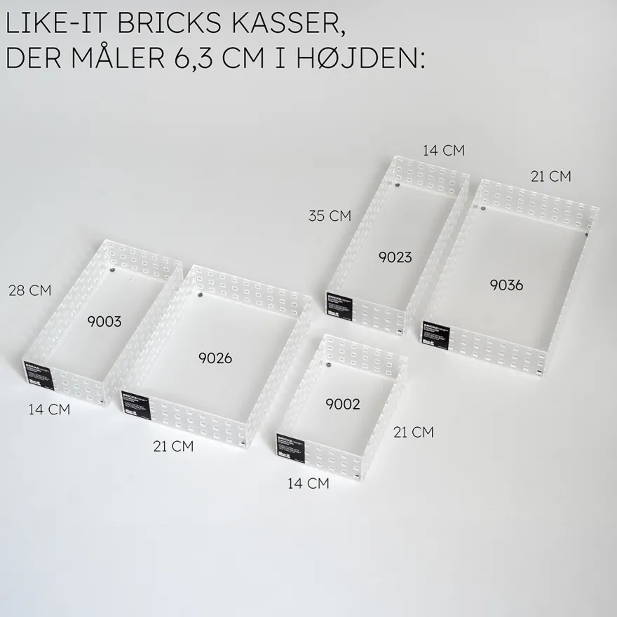 Like-It BRICKS opbevaringskasse - 9026