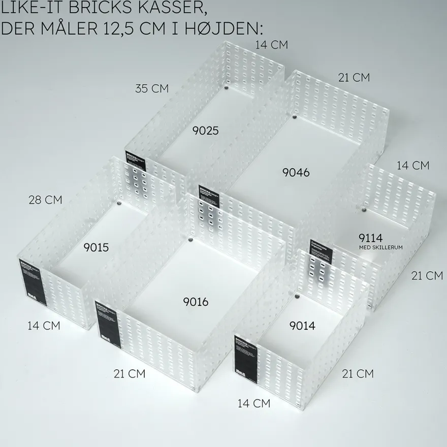 Like-It BRICKS opbevaringskasse - 9015