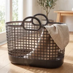Like-It - Regitze Opbevaringskurv i Grå plast - Medium