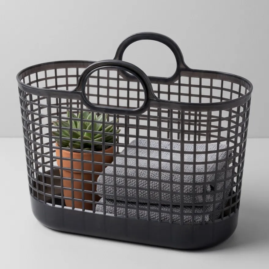Like-It - Regitze Opbevaringskurv i Grå plast - Medium