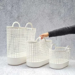 Like-It - Regitze Opbevaringskurv i Grå plast - Lille