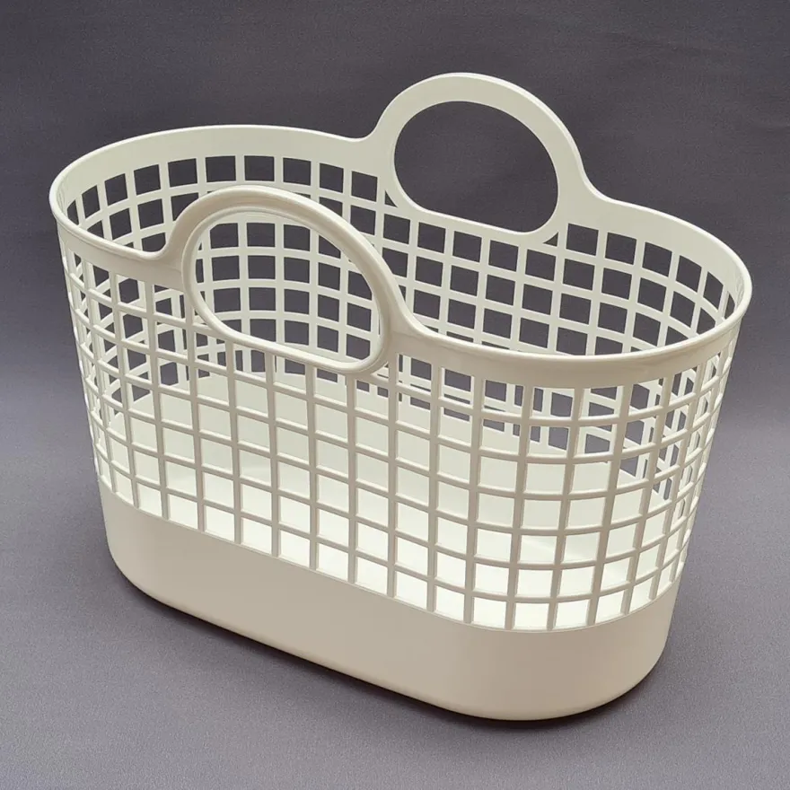 Like-It - Regitze Opbevaringskurv i hvid plast - Lille
