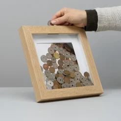 Lucca Money box - Egetræ