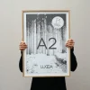 Lucca Træramme til A2 plakater - Egetræ