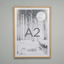 Lucca Træramme til A2 plakater - Egetræ