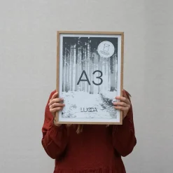 Lucca Træramme til A3 plakater - Egetræ