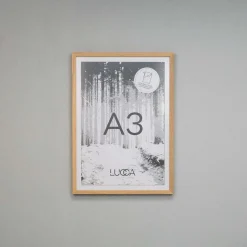 Lucca Træramme til A3 plakater - Egetræ