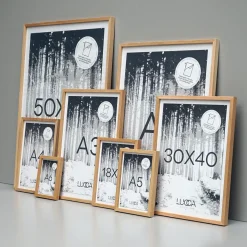 Lucca Træramme til A4 plakater - Egetræ