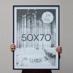 Lucca Træramme til 50x70 cm. plakater - SORT