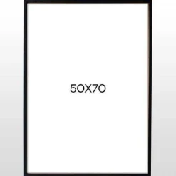 Lucca Træramme til 50x70 cm. plakater - SORT